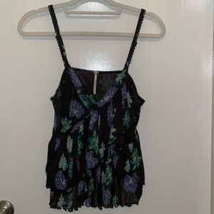 Free People ruffled camisole tank size M